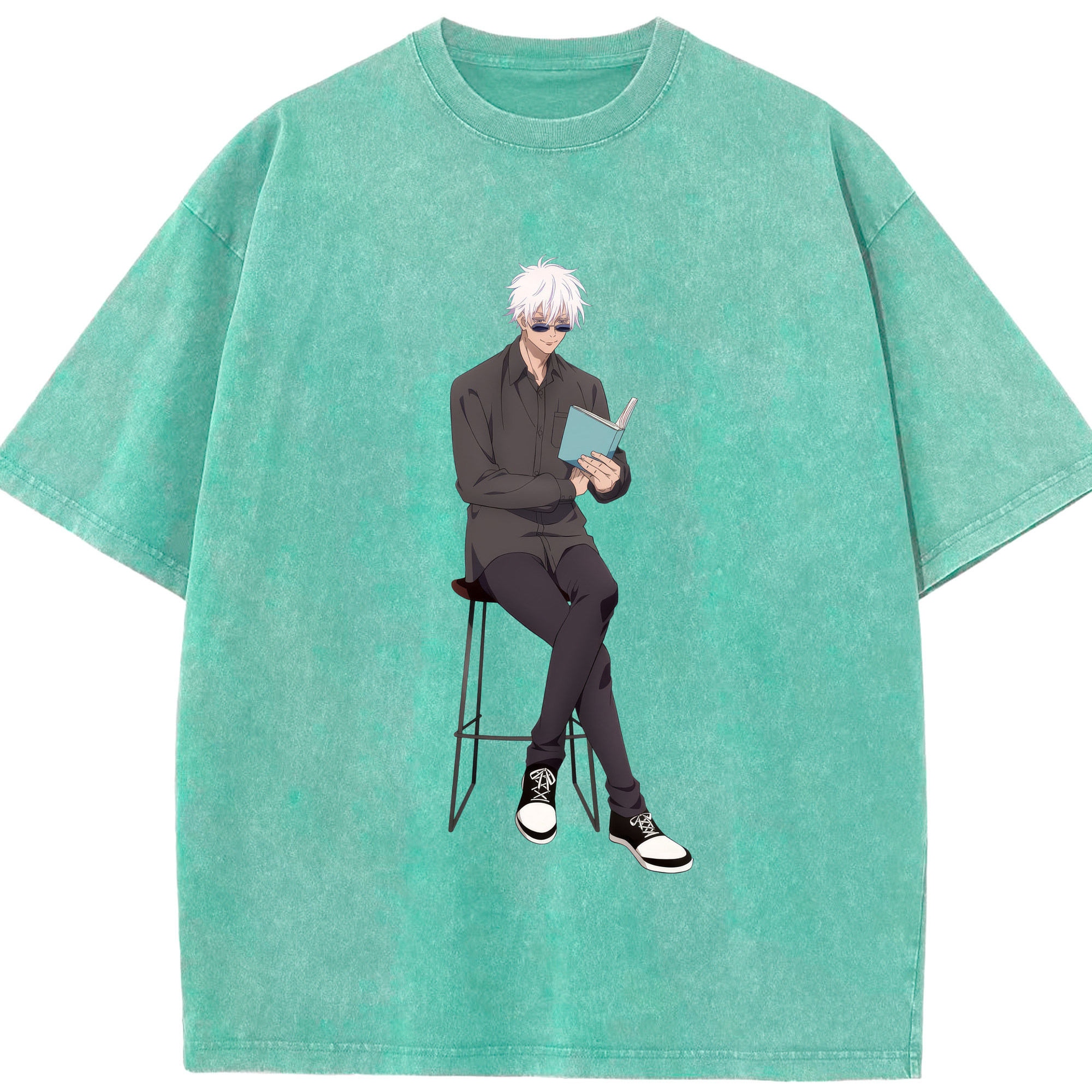 （画像用） 呪術廻戦 Jujutsu Kaisen 綿100% ヴィンテージ風 半袖Tシャツ（フロントプリント）